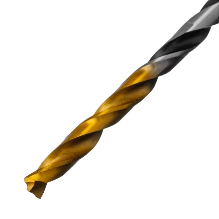 Сверло спиральное по металлу 3,5 x 70мм, Р6М5, Golden Tip, многогранная заточка, 2шт. Denzel 718270 купить в Нижневартовске