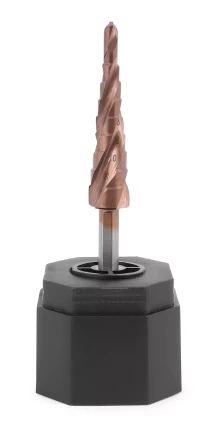 Ступенчатое сверло MESSER HSS CO 4-12х9 с кобальтовым покрытием и тремя спиральными канавками. купить в Нижневартовске