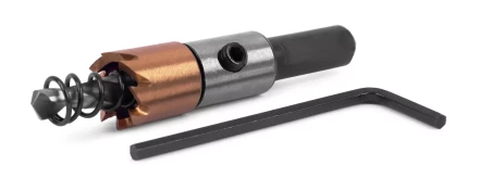 HSS-TiN коронка MESSER  13мм с центр. сверлом и толкающей пружиной для  лист. материала  до 2 мм ц/х купить в Нижневартовске