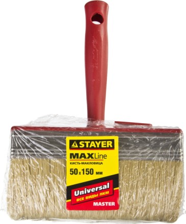 Макловица STAYER &quot;MASTER&quot; UNIVERSAL, светлая щетина, пластмассовый корпус, 5х15см 01824-15 купить в Нижневартовске