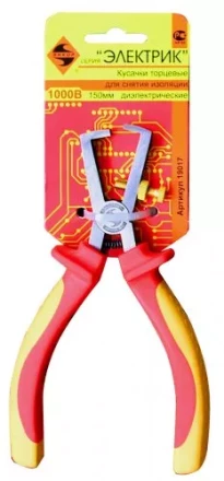 Кусачки торцевые диэлектрические для снятия изоляции 150 мм Энкор 19017 купить в Нижневартовске