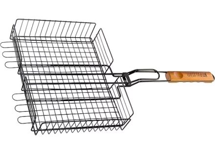 Решетка гриль 250х310х65 мм объемная антипригарная PALISAD Camping 69552 купить в Нижневартовске