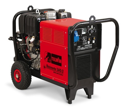 Инверторный сварочный бензогенератор Telwin MOTOINVERTER 264D CE двигатель LOMBARDINI купить в Нижневартовске
