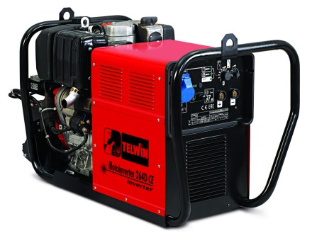 Инверторный сварочный бензогенератор Telwin MOTOINVERTER 264D CE двигатель LOMBARDINI купить в Нижневартовске