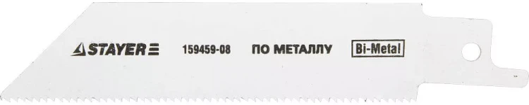 Полотно STAYER "PROFI" S522EF для сабельной эл. ножовки Bi-Met,тонколистовой, профильный металл, нерж сталь, цвет мет 159459-08 купить в Нижневартовске