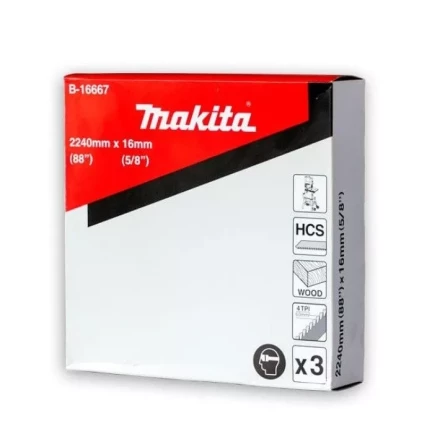 Набор полотен Makita B-16667 для ленточной пилы купить в Нижневартовске