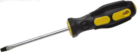 Отвертка STAYER &quot;STANDARD&quot; с двухкомпонентной рукояткой, хромованадиевая сталь, SL 5,0х100мм 25075-05-10 купить в Нижневартовске