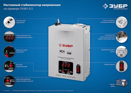 Стабилизаторы напряжения навесные серия ПРОФЕССИОНАЛ купить в Нижневартовске