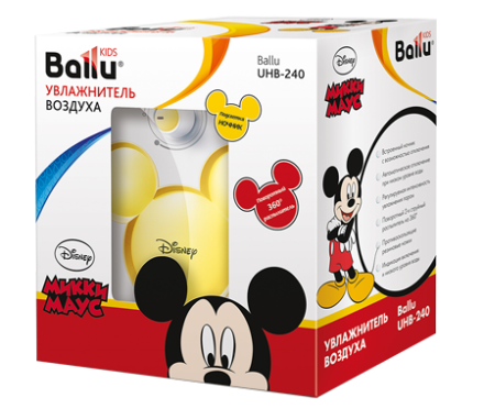 Увлажнитель ультразвуковой  BALLU UHB-240 yellow/желтый Disney купить в Нижневартовске