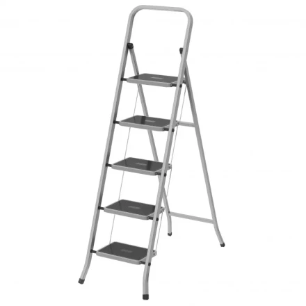 Стремянка 5 ступени с резиновыми ковриками Сибртех 97870 купить в Нижневартовске