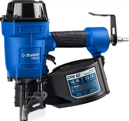 ЗУБР CNW-70, пневматический нейлер для барабанных гвоздей ЗУБР CNW (45-70 мм), Профессионал (31912) купить в Нижневартовске
