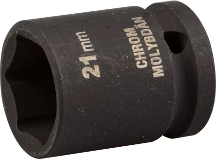 Торцовая головка KRAFTOOL "INDUSTRIE QUALITAT" ударная (1/2"), FLANK, Cr-Mo, фосфатированная, 21 мм 27940-21_z01 купить в Нижневартовске