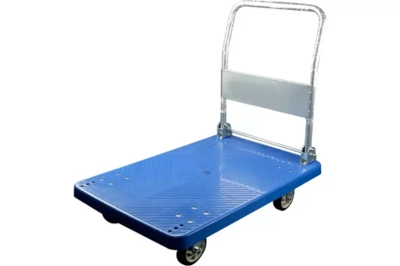 Тележка платформенная пластиковая 350 кг TOR PH350P (1100х650) со складной ручкой (резина 150 мм) 1042366 купить в Нижневартовске