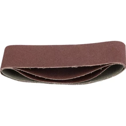 Лента STAYER "MASTER" шлифовальная универсальная бесконечная на тканевой основе, для ЛШМ, P60, 75х457мм, 3шт 35441-060 купить в Нижневартовске