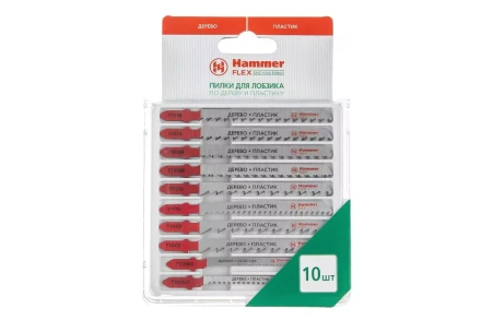 Пилки для лобзика HAMMER JG WD-PL набор No4 (10шт.) купить в Нижневартовске