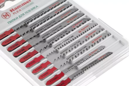 Пилки для лобзика HAMMER JG WD-PL набор No4 (10шт.) купить в Нижневартовске