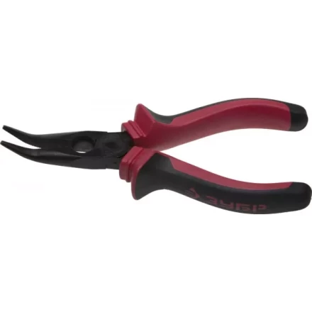 Тонкогубцы ЗУБР "МАСТЕР" изогнутые, маслобензостойкая рукоятка, покрытие оксидированное с полировкой, 160мм 22015-4-16_z01 купить в Нижневартовске
