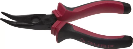 Тонкогубцы ЗУБР "МАСТЕР" изогнутые, маслобензостойкая рукоятка, покрытие оксидированное с полировкой, 160мм 22015-4-16_z01 купить в Нижневартовске