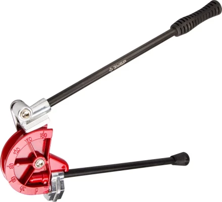 Трубогиб ЗУБР "ЭКСПЕРТ" для точной гибки труб из мягкой меди, алюминия, тонкостенной стали под углом до 180град,15мм 23524-15 купить в Нижневартовске