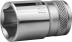 Торцовая головка KRAFTOOL &quot;INDUSTRIE QUALITAT&quot;, Cr-V, FLANK, хромосатинированная, 1/2&quot;, 16 мм 27805-16_z01 купить в Нижневартовске