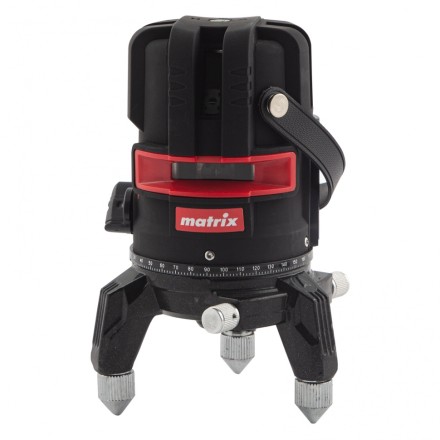 Лазерный уровень ML 05 Red, 20 м, 635 нм, резьба 5/8&quot; Matrix 35066 купить в Нижневартовске