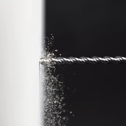 Бур по бетону Denzel, 10 x 600 мм, двойная спираль, три пылеотводящие кромки, 705022 купить в Нижневартовске