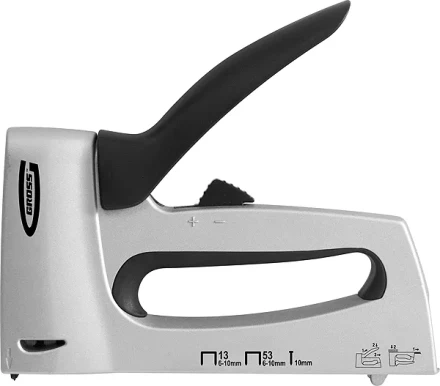 Степлер мебельный алюминиевый корпус тип скобы 13 53 300 6-10 мм GROSS 41001 купить в Нижневартовске