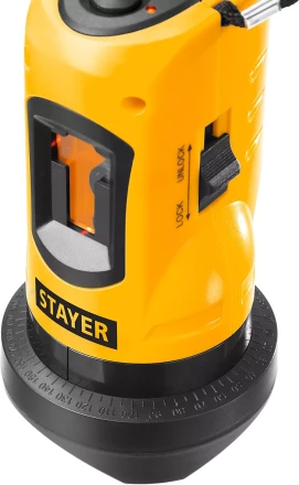 Нивелир лазерный линейный SLL-2, STAYER 34960-H2, штатив, кейс, 10м, точн. +/-0,5 мм/м 34960-H2 купить в Нижневартовске