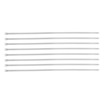 Хомуты, 500 х 8 мм, пластиковые, белые, 50 шт Сибртех 45589 купить в Нижневартовске