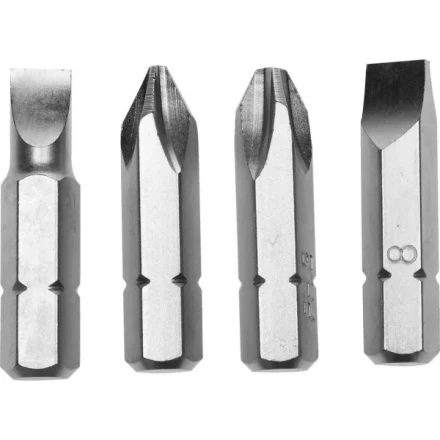 Набор STAYER "PROFI" Биты для ударно-поворотной отвертки, Cr-V, 38мм, 4 предмета 25667-S4 купить в Нижневартовске