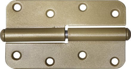 Петля накладная стальная &quot;ПН-110&quot;, цвет бронзовый металлик, правая, 110мм 37655-110R купить в Нижневартовске