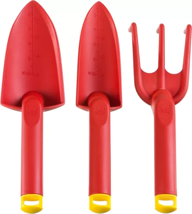 Набор GRINDA: Совок посадочный широкий, совок посадочный узкий, рыхлитель с нейлоновым корпусом, 3 предмета 421360-H3 купить в Нижневартовске