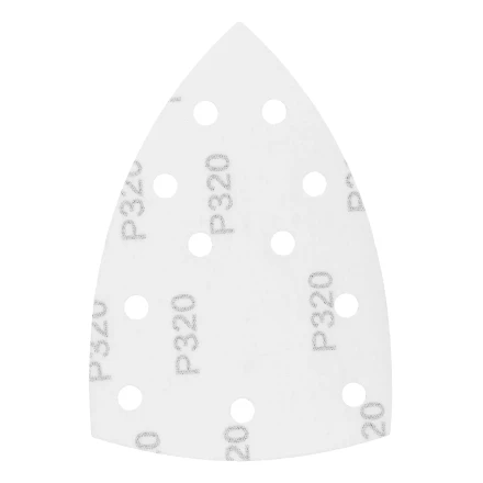 Треугольник абразивный на ворc. подложке под "липучку", перф., P 320, 150х150х100 мм, 5 шт. Denzel 738677 купить в Нижневартовске