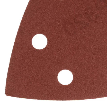 Треугольник абразивный на ворc. подложке под "липучку", перф., P 320, 150х150х100 мм, 5 шт. Denzel 738677 купить в Нижневартовске