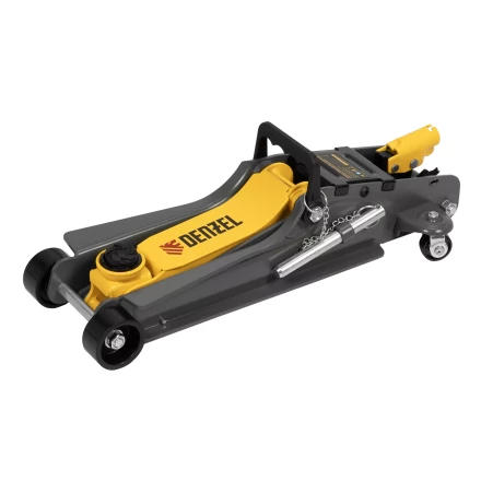 Домкрат гидравлический подкатной с фиксатором Denzel 51233, 2,5 т,  85-385 мм, в пласт. кейсе купить в Нижневартовске