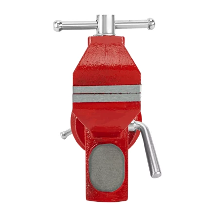 Тиски слесарные MTX 50 мм настольные поворотные c наковальней 18675 купить в Нижневартовске