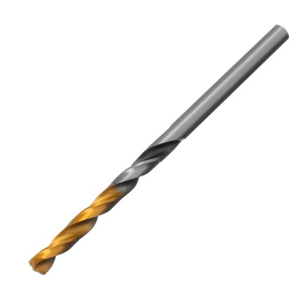 Сверло спиральное по металлу Denzel 4 x 75мм, Р6М5, Golden Tip, многогранная заточка 718272 купить в Нижневартовске