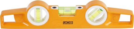 Уровень JCB &quot;Торпедо&quot; литой алюминиевый, 3 ампулы, точность 0,5мм/м, 25см JBL008 купить в Нижневартовске
