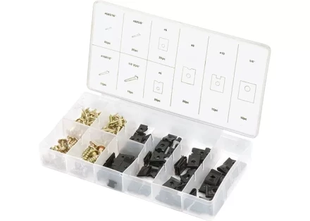 Набор саморезов и подушек саморезы D х L: 3х8, 4х16, 5х12, 6х20 мм 170 предметов СИБРТЕХ 47608 купить в Нижневартовске