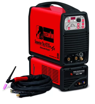 Сварочный аппарат Telwin SUPERIOR TIG 421 DC-HF/LIFT AQUA  TIG ACC  купить в Нижневартовске