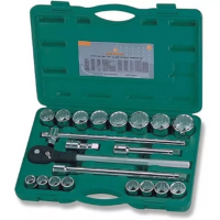 Набор головок торцевых 3/4"DR 7/8" 2" 22предмета Jonnesway S04Н6422S 48502