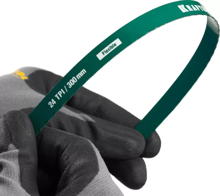 Полотно гибкое Max Flex, KRAFTOOL 15941-24-S10, безопасное, с волнообразной разводкой, 24 TPI, 10шт, 300мм 15941-24-S10 купить в Нижневартовске