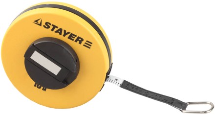 Мерная лента STAYER &quot;STANDARD&quot; фиберглассовая двусторонняя, 10м 34153-10 купить в Нижневартовске