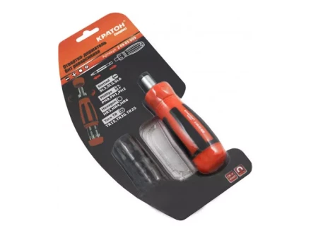 Отвертка-держатель бит реверсивная Кратон Complect 12 в 1 2 09 05 009 купить в Нижневартовске