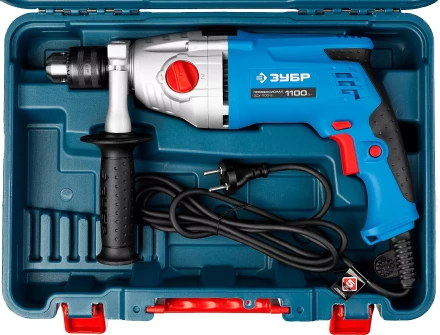 Дрель ударная двухскоростная + кейс ЗДУ-1100-2 ЭРМКМ2 серия ПРОФЕССИОНАЛ купить в Нижневартовске