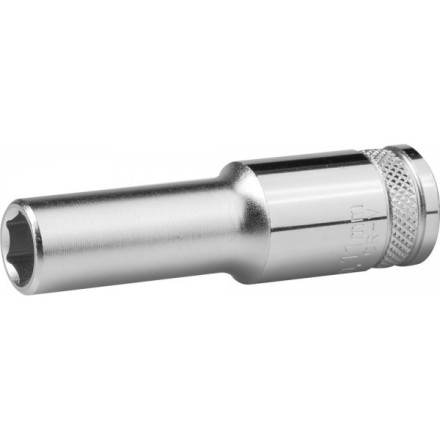 Торцовая головка KRAFTOOL &quot;INDUSTRIE QUALITAT&quot;, удлиненная, Cr-V, FLANK, хромосатинированная, 1/2&quot;, 11 мм 27807-11_z01 купить в Нижневартовске