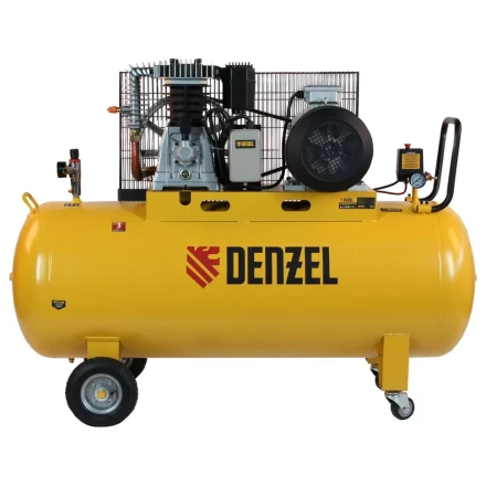 Компрессор воздушный, ременный привод BCI5500-T/270, 5.5 кВт, 270 литров, 850 л/мин Denzel 58129 купить в Нижневартовске