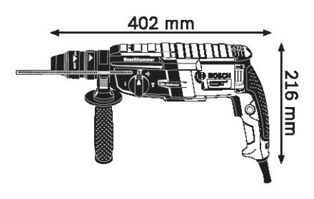 Перфоратор BOSCH GBH 2-28 F (0.611.267.600) купить в Нижневартовске