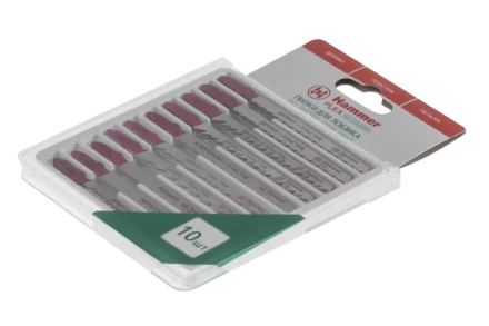 Пилки для лобзика HAMMER JG WD-PL-MT набор No5 (10шт.) купить в Нижневартовске