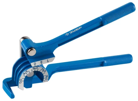 Трубогиб ЗУБР "ЭКСПЕРТ" МИНИ для точной гибки медных труб под углом до 180град, 6, 8, 10 мм, 3-в-1 23526-10 купить в Нижневартовске